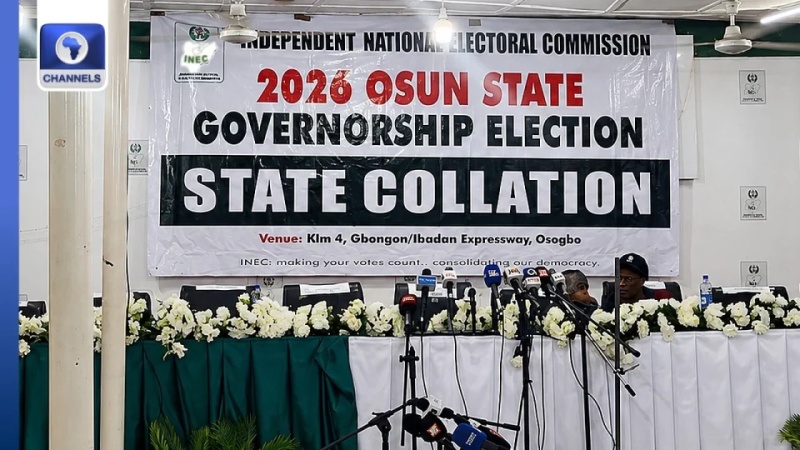 Gunshots rock Osogbo as INEC rounds up collation of Osun 2026 guber election results