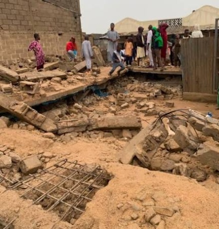 Student, 4 others confirmed killed as two buildings collapse in Kano