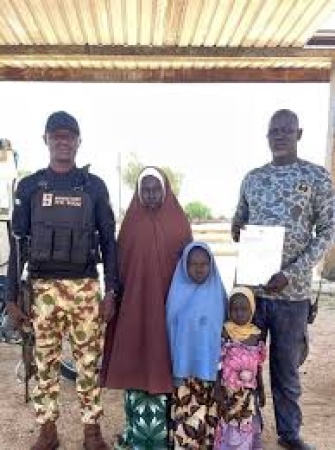 Troops rescue woman and two children abducted in 2017 in Borno