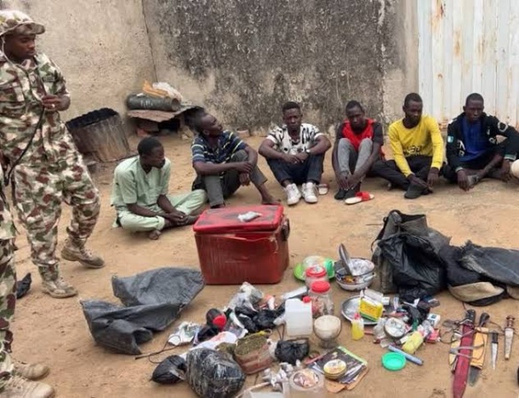 Troops arrest six suspected drug dealers in Damboa