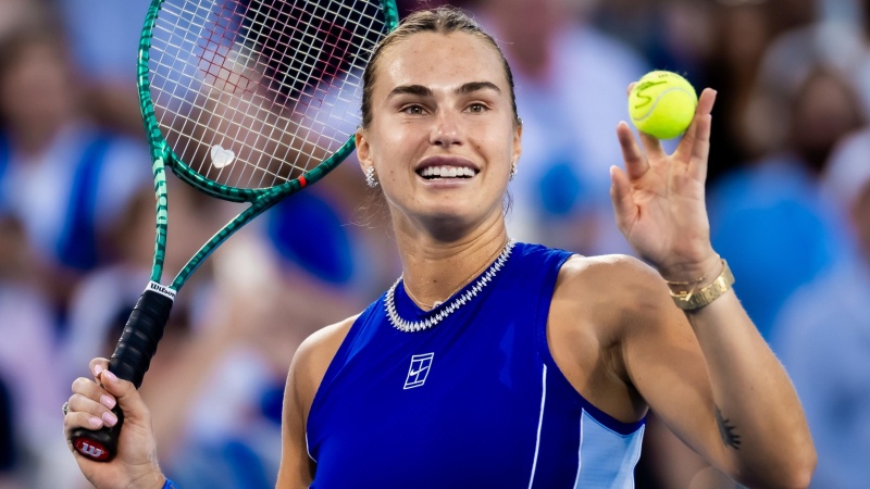 Sabalenka breezes through as Medvedev loses cool in defeat
