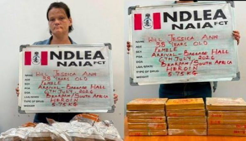 South African mother pleads guilty to unlawfully importing heroin into Nigeria