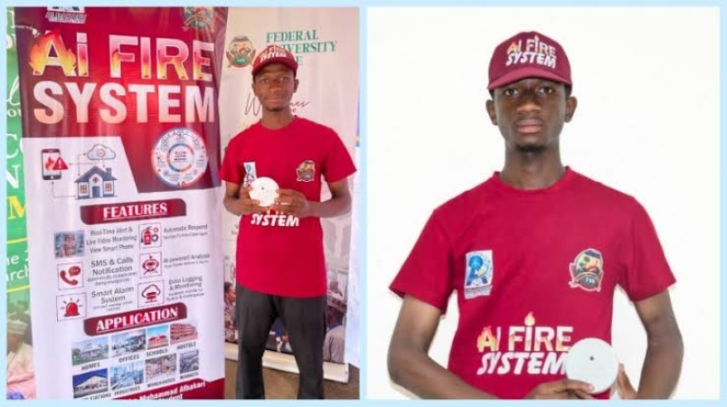 Varsity student develops AI-powered fire detection system