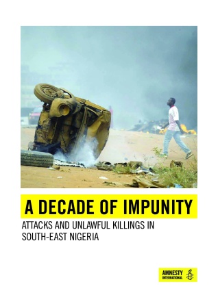1,844 killed in South-East in two years — Amnesty International