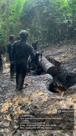 Navy disrupts illegal refining network, recovers 91,000 litres of crude oil