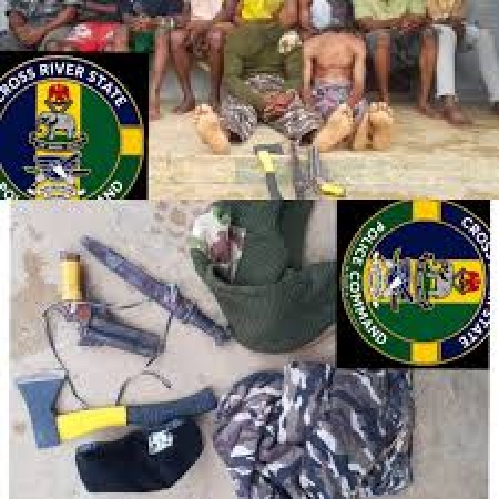Cross River: Police arrest 10 suspected cultists, recover firearms 