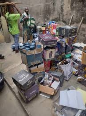 Police uncover adulterated drinks warehouse in Warri