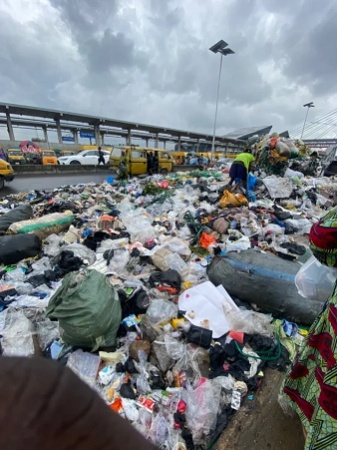 Lagos, centre of mega garbage