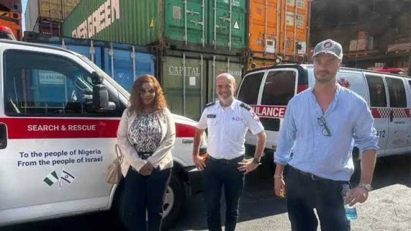 Israel forges closer ties with Nigeria, donates ambulances and medical equipment