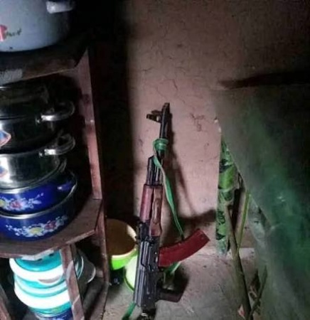 Police recover GPMG, AK-47 in Plateau