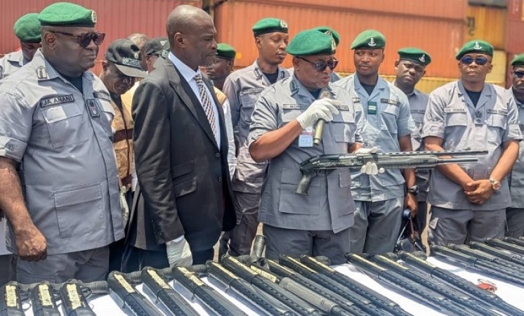 Again, Tin Can customs intercepts 204 pump-action rifles