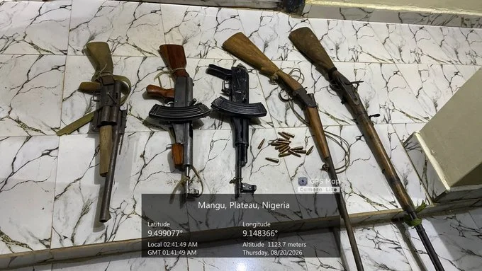 Army recovers AK-47 rifles, ammunition in Plateau
