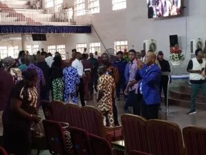 Police stop church service to prevent bloodshed