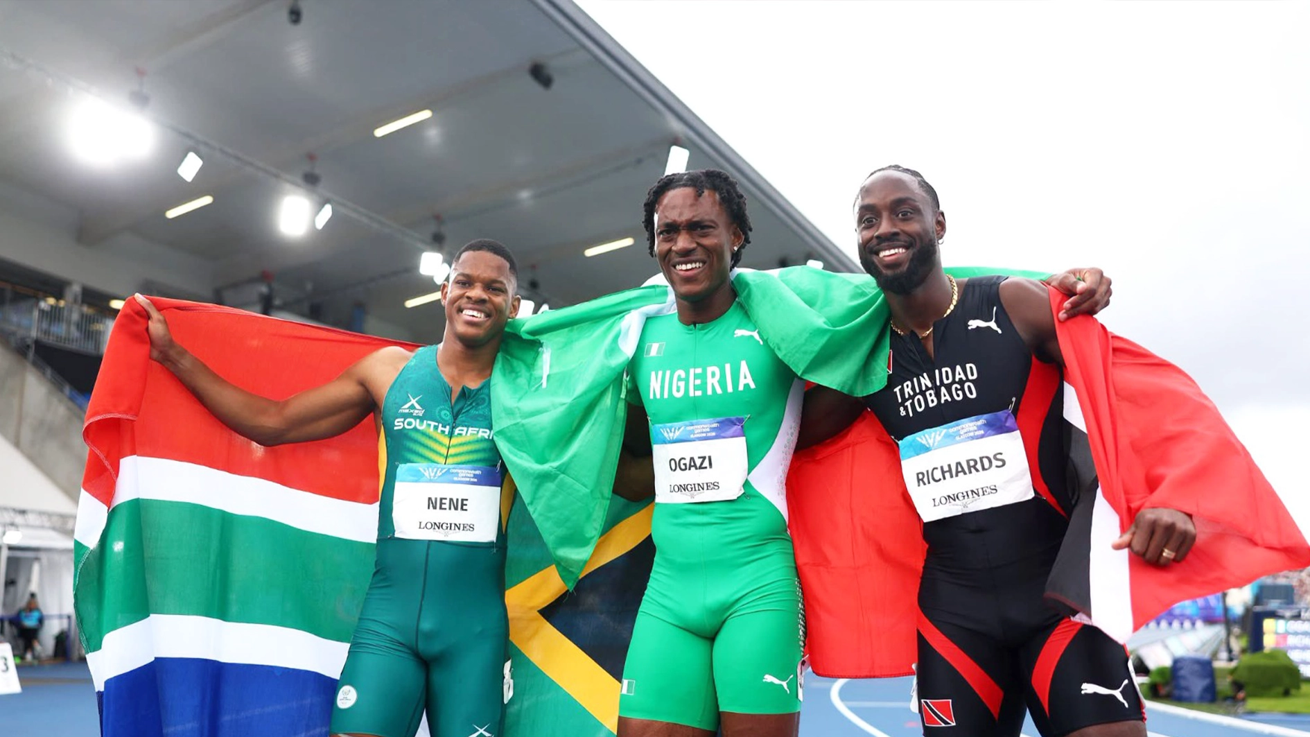 BREAKING: Commonwealth Games: Nigeria’s Ogazi wins historic 400m gold medal