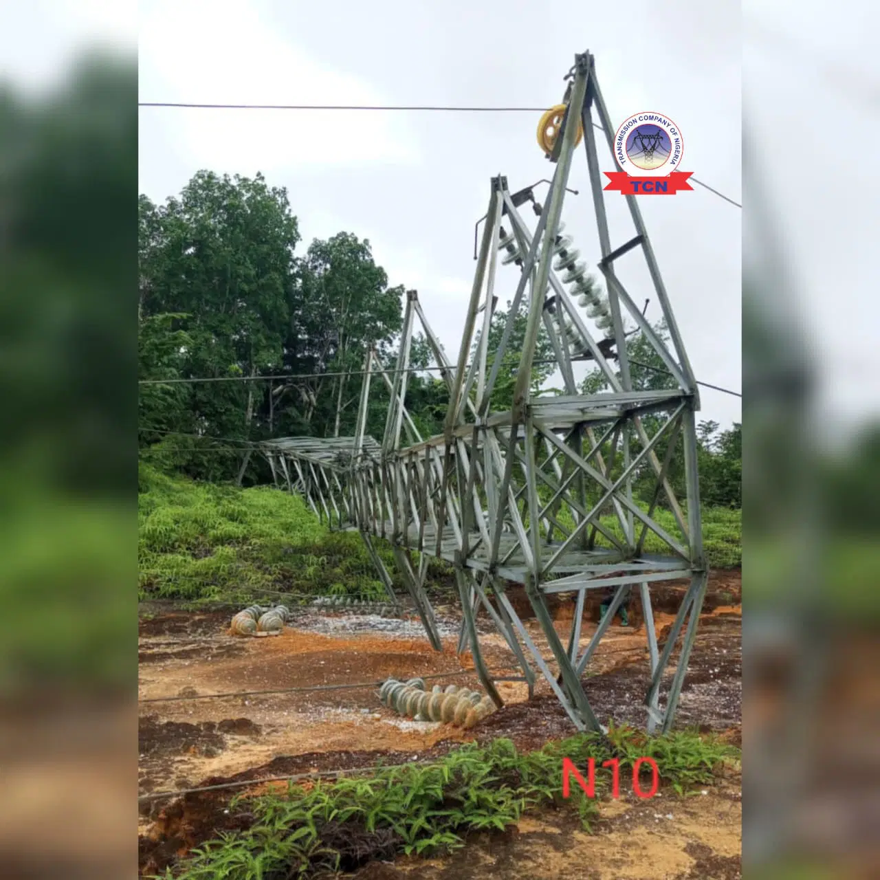Five towers collapse as vandals attack 132kV transmission line