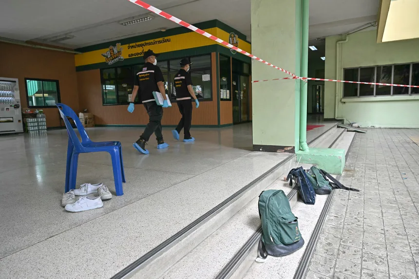 Teen kills five teachers in Thailand’s deadliest school shooting in years