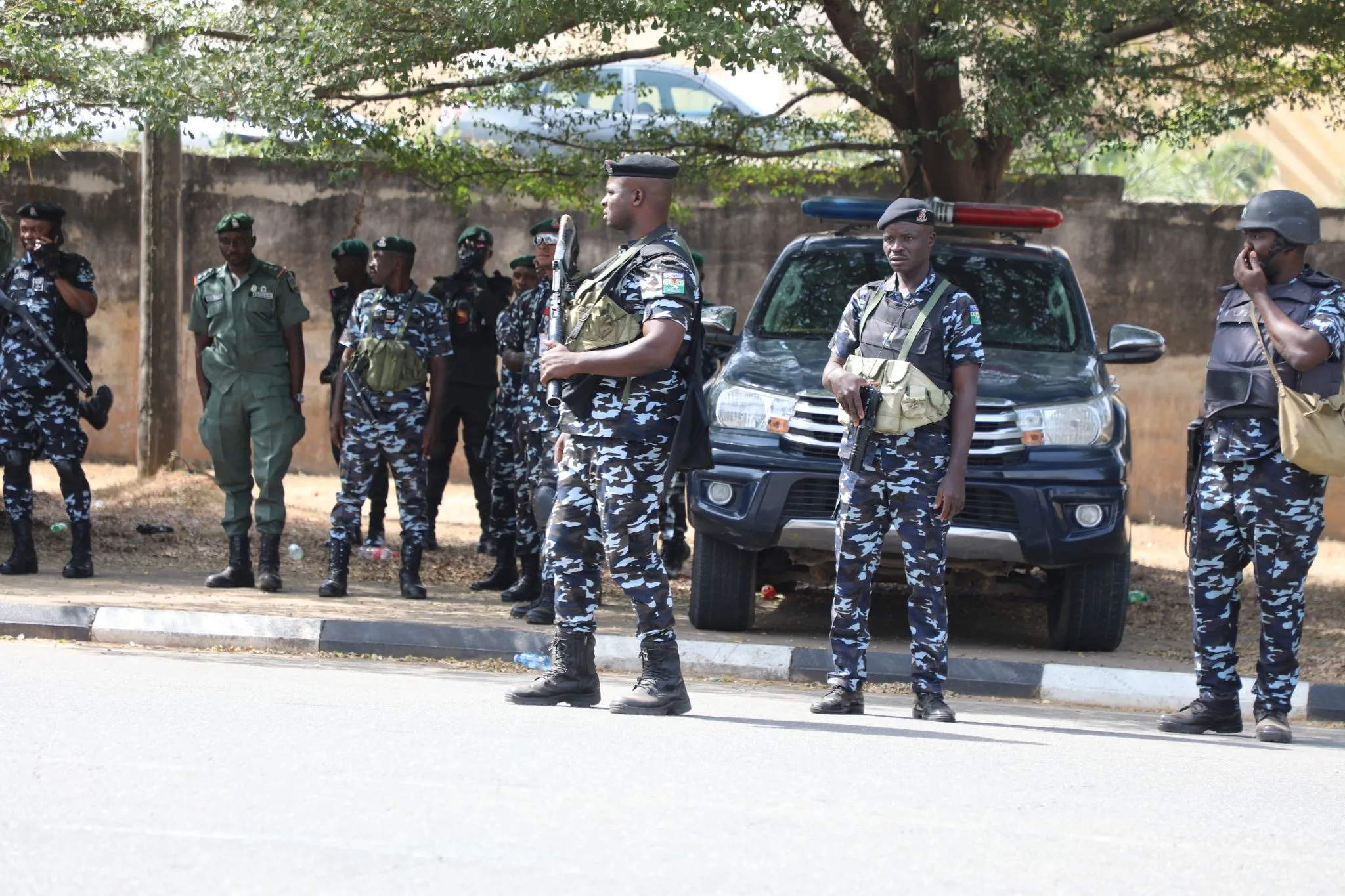 Osun poll: Soldiers, police, NSCDC, EFCC flood state