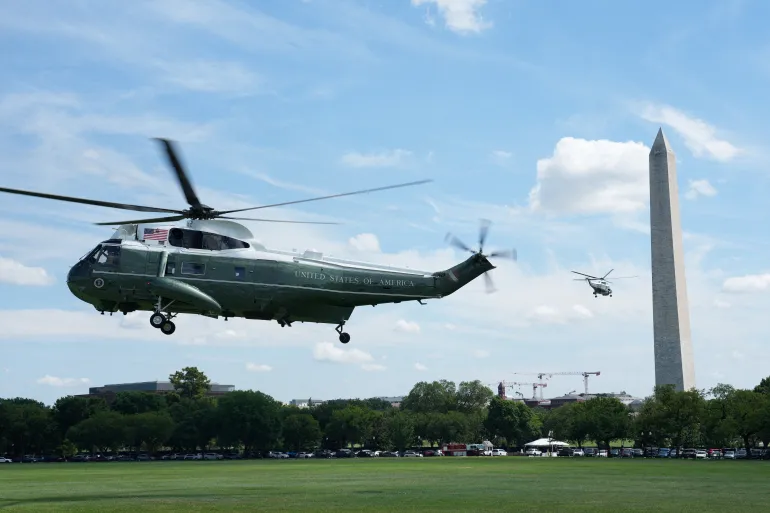 FAA says Trump’s Marine One briefly flew too close to passenger jet