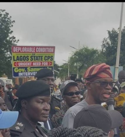 Pensioners’ protest: No tear gas fired, viral image AI-generated — Police