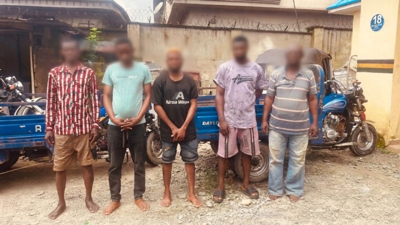 Police smash Cross River motorcycle, tricycle theft syndicate, arrest five