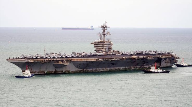 Rusty state of USS Abraham Lincoln after marathon deployment shocks observers