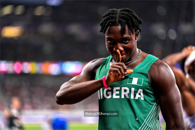 Ajayi makes history in Diamond League final