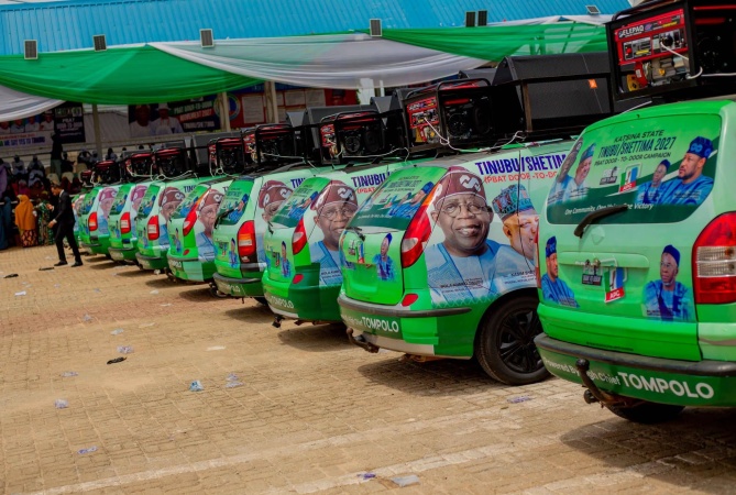 2027: Tompolo donates 34 campaign vehicles to Tinubu support group in Katsina
