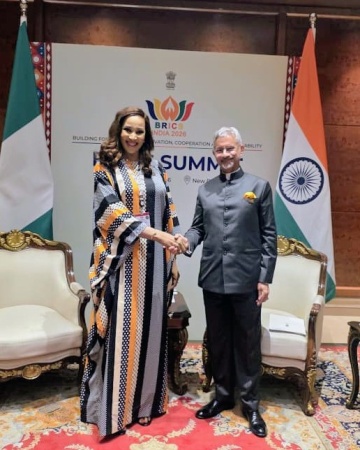 Economic cooperation, consular issues top Nigeria-India bilateral talks at BRICS Summit