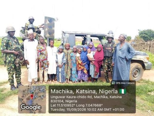 Troops rescue 10 kidnapped victims in Katsina