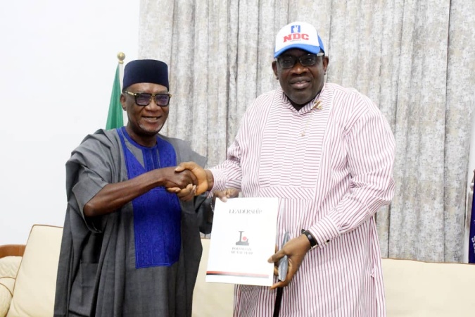 Seriake Dickson restates commitment to multi-party democracy, as Leadership Newspaper presents him notification for Politician of The Year Award
