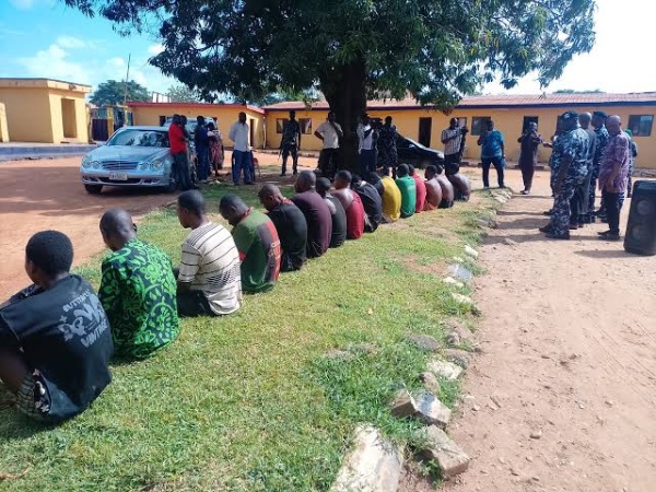 Benue Police arrest 17 suspects after mob action left DPOs with machete cuts, another officer in coma