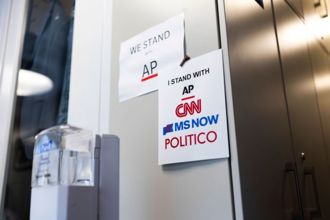Defending reporter ban, Justice Department argues stories on Trump’s ballroom project, Iran war threaten national security