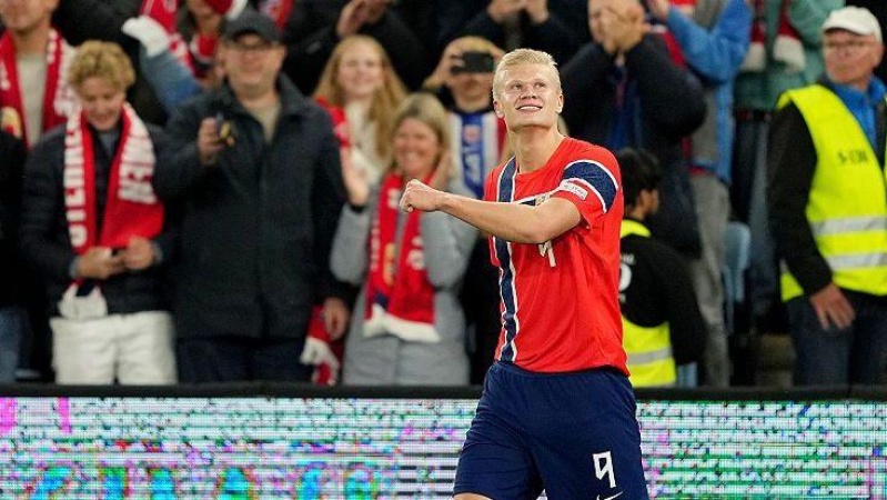 Haaland scores twice as Norway beat Denmark