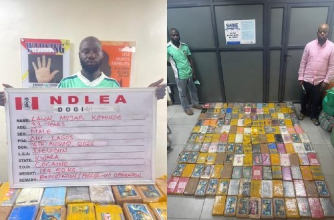 NDLEA docks KC Luxury, two accomplices over 184.5kg cocaine consignment