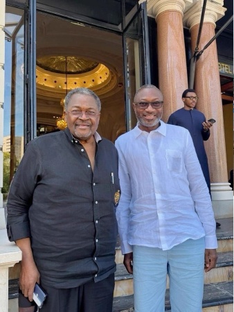 Otedola shares photos with Adenuga in Monaco