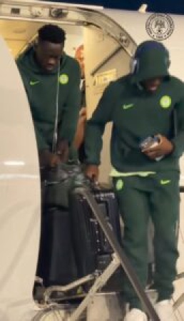 Super Eagles arrive Bissau ahead of AFCON 2027 qualifier
