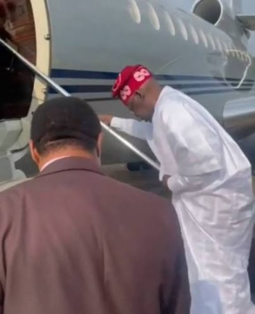 Tinubu departs Paris for Nigeria