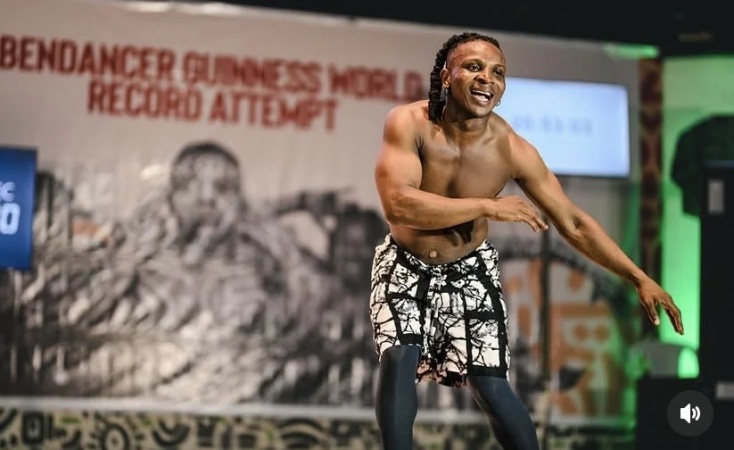 Nigeria’s Ben Dancer completes 168-hour dance marathon, awaits Guinness verdict