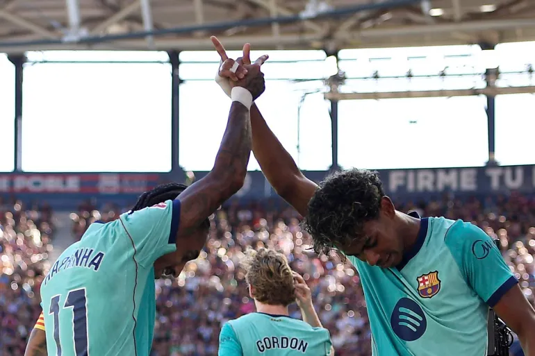Barcelona beat Levante as Yamal scores twice to maintain perfect start