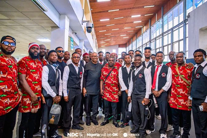  Peter Obi watches Ikorodu City beat Rangers 2-0 in Lagos