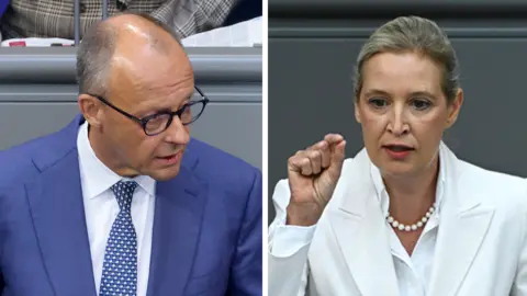 Germany's Merz attacks AfD in stormy debate after far-right election win