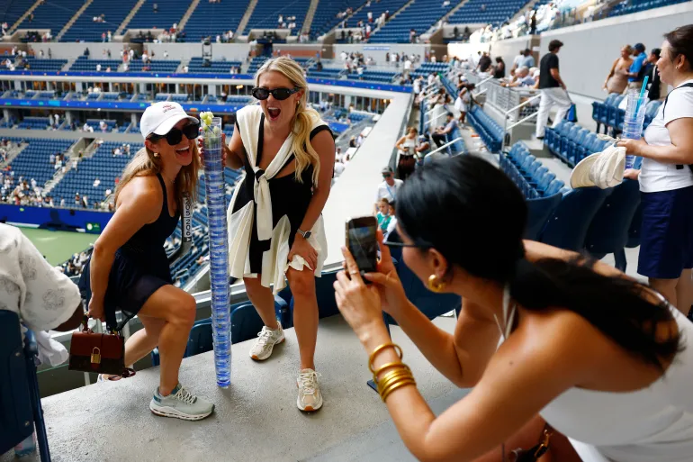 Lights, camera, action: Irksome influencers at the US Open are here to stay