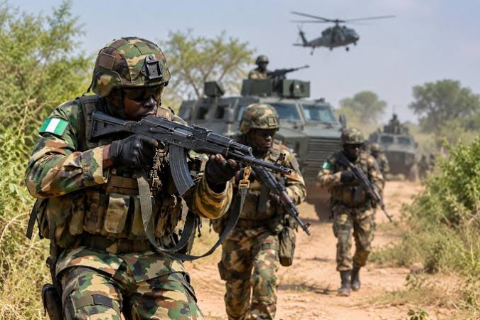 Troops neutralise 16 terrorists, rescue 10 prospective corps members