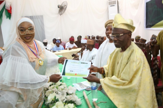 PDP Deputy Gov Candidate, Sowunmi-Kolapo, installed Ogun Muslim Council Grand Matron