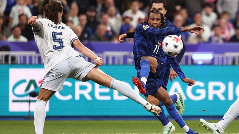Olise scores cracker as France draw with Italy