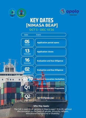 NIMASA opens Blue economy accelerator programme portal October 5