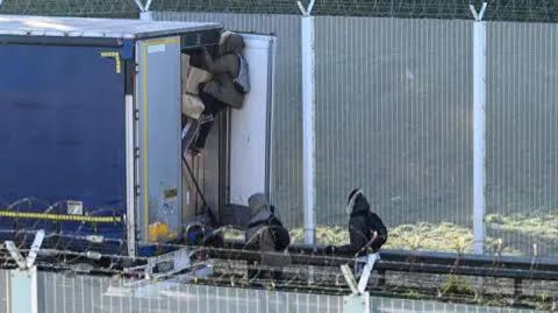 Man, 47, found ‘shot in the head’ in UK van carrying 10 illegal migrants at rest stop on French motorway