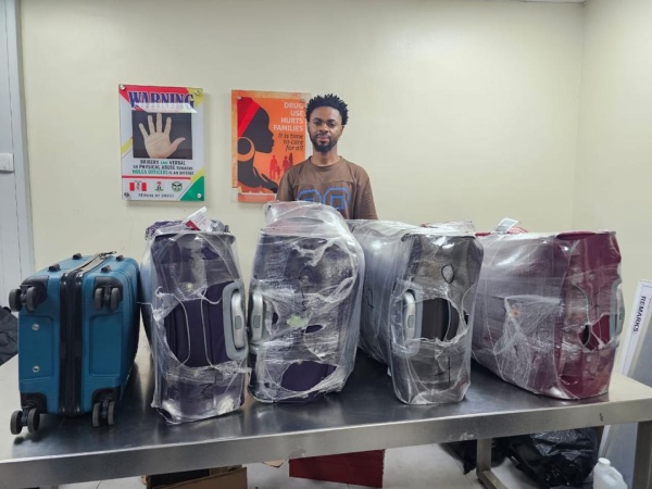 NDLEA arrests Italy-bound bizman with cocaine consignments