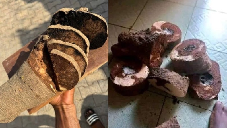 Lagos consumers raise alarm over discoloured yam tubers
