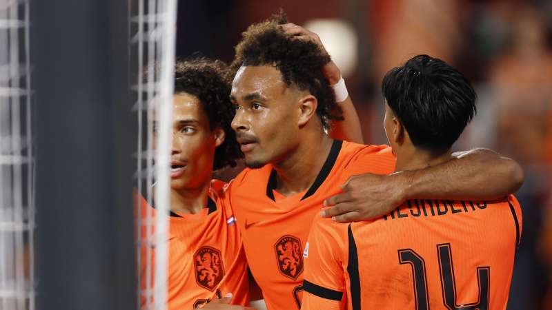 Zirkzee gives Netherlands win as Van Dijk joins 100 club